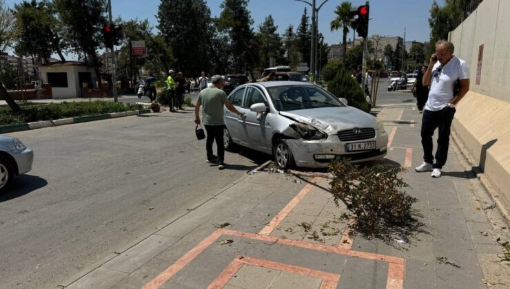 Kilis’te başıboş at zincirleme kazaya neden oldu