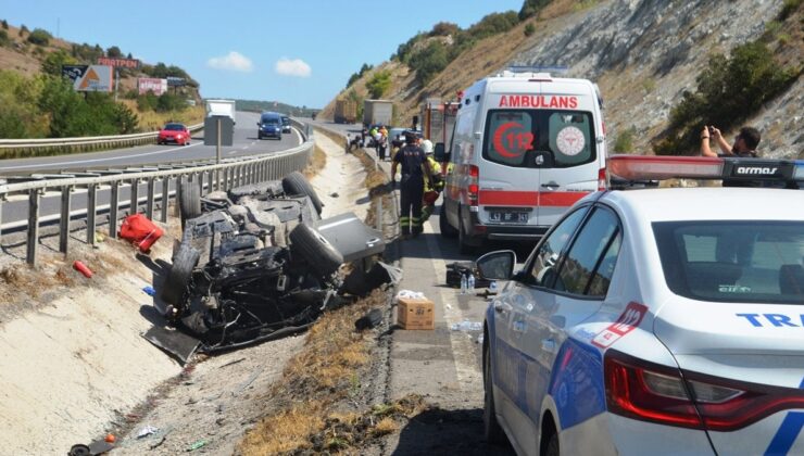 Kütahya’da zincirleme trafik kazasında 6 kişi yaralandı