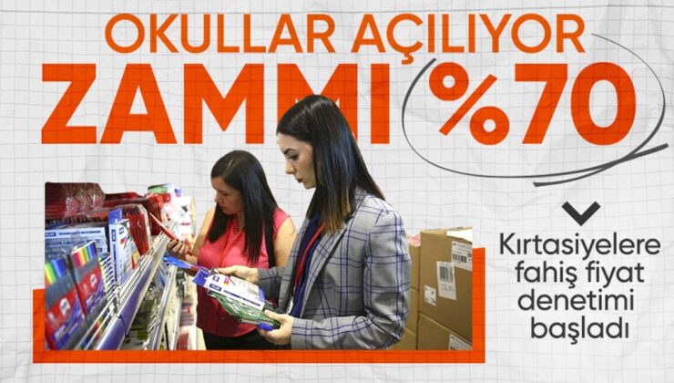 Okulların açılmasına günler kala Ticaret Bakanlığı’ndan kırtasiye denetimi