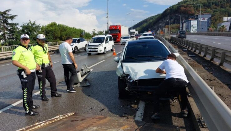 Samsun’da zincirleme trafik kazası: 3 yaralı