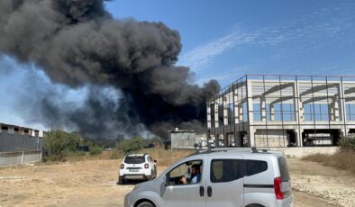 Tekirdağ’da geri dönüşüm tesisinde yangın