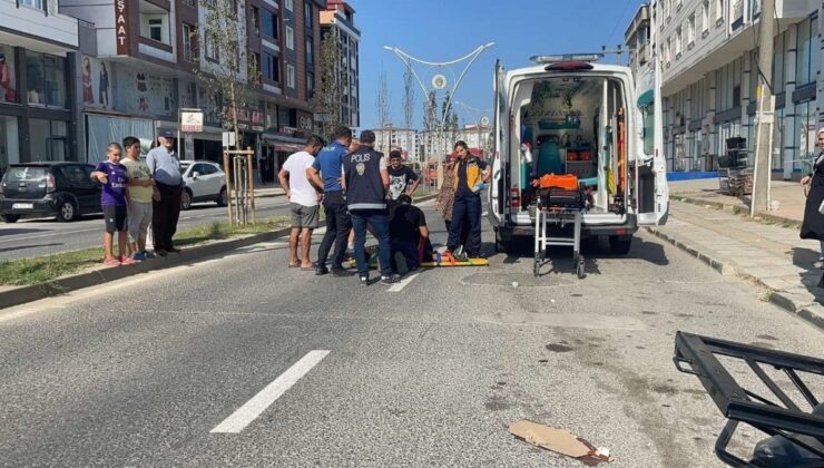 Tekirdağ’da motosikletin çarptığı 9 yaşındaki çocuk yaralandı