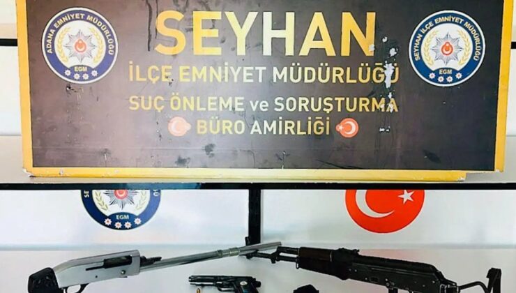 Adana’da ruhsatsız silah operasyonu