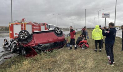 Anadolu Otoyolu’nda meydana gelen kazalarda 7 kişi yaralandı