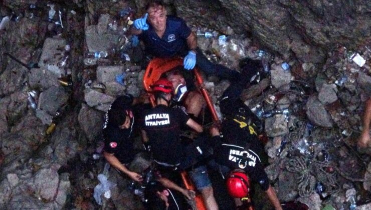 Antalya’da manzarayı izlerken düştü