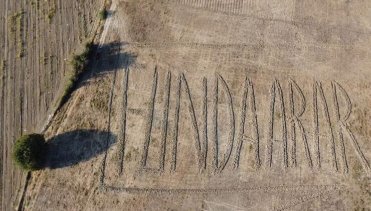 Antalya’da traktörüyle tarlaya Funda Arar’ın ismini yazmıştı: Bir araya geldiler