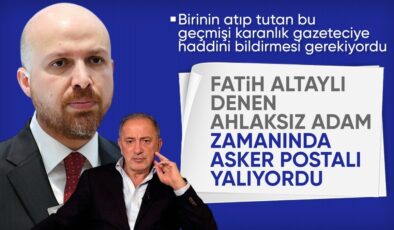 Bilal Erdoğan: Fatih Altaylı askerlerin postallarını yalıyordu