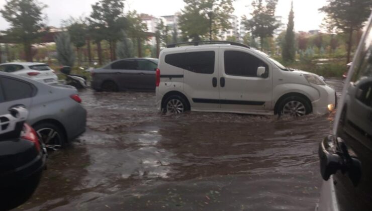 Diyarbakır’da fırtına ve sağanak yağış hayatı olumsuz etkiledi