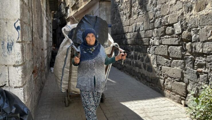 Diyarbakır’da yaşlı kadının yaşam mücadelesi