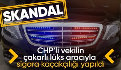 Edirne’de CHP’li Ediz Ün’ün cipinden kaçak elektronik sigara çıktı