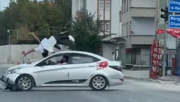 Elazığ’da scooter kullanan gençlerin ışık ihlali pahalıya patladı