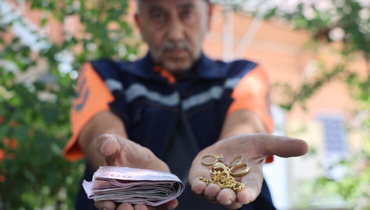 Elazığ’da yerde bulduğu altın dolu cüzdanı polise teslim etti