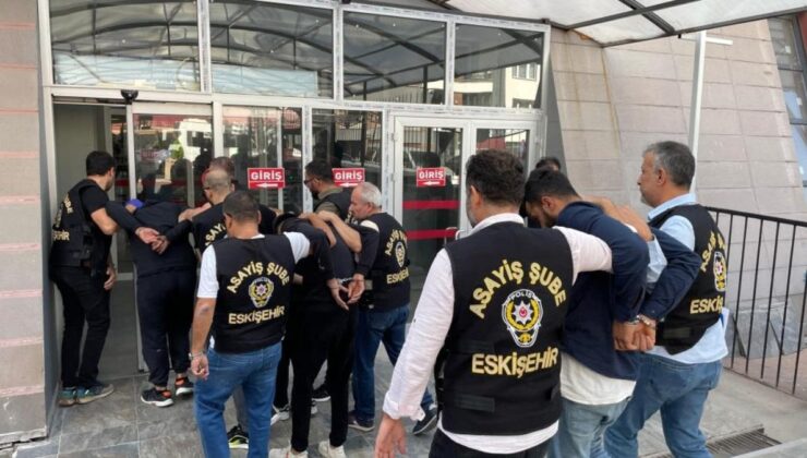 Eskişehir’de polise mukavemet gösteren şüpheliler serbest