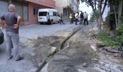 İstanbul’da kazı çalışması sırasında doğalgaz borusu patladı