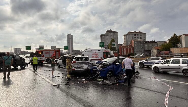 İstanbul’da zincirleme trafik kazası: 1 ölü, 1 yaralı