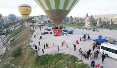 Kapadokya’ya ziyaretçi akını