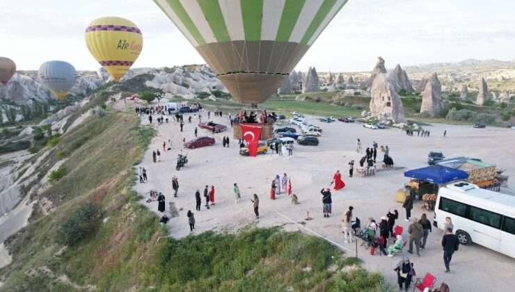 Kapadokya’ya ziyaretçi akını