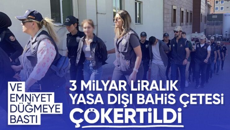 Kayseri’de 3 milyar liralık yasa dışı bahis operasyonu