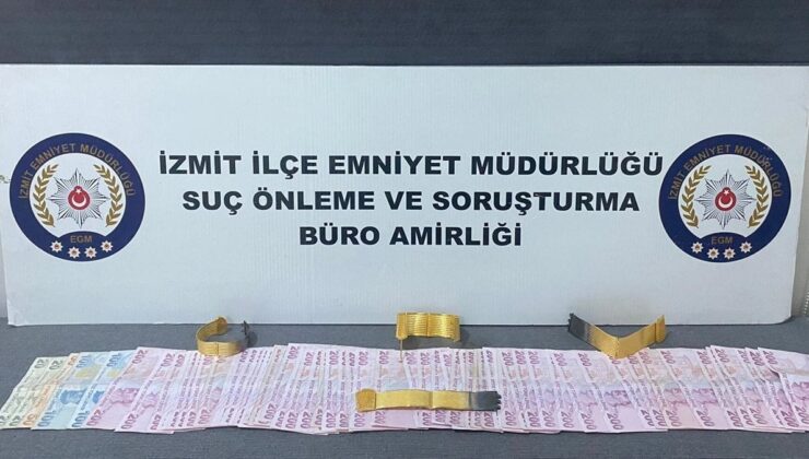 Kocaeli’de sahte altın satarak kuyumcuları dolandırdılar