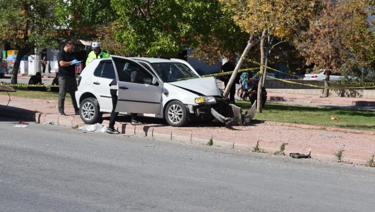 Konya’da direksiyon başında kalp krizi geçirdi: Ağaca çarptı