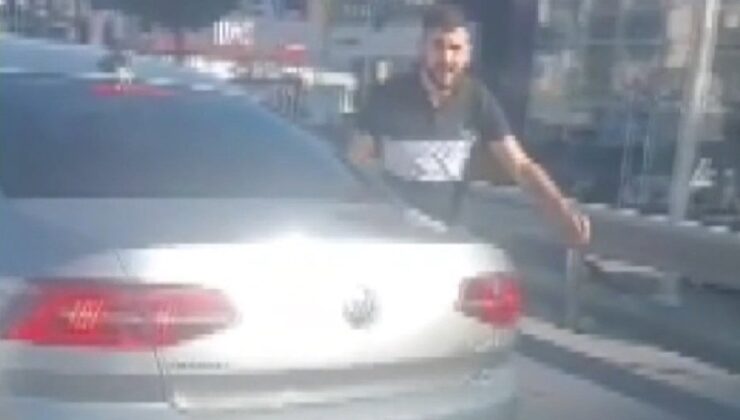 Maltepe’de otomobilin önünü kesip camını kıran 2 kişi yakalandı