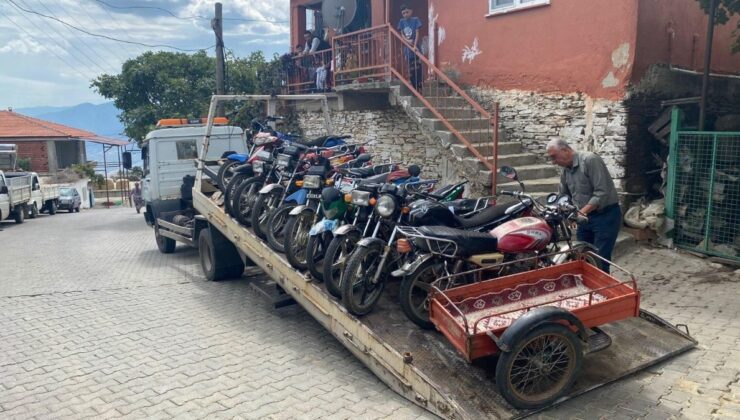 Manisa’daki denetimlerde 15 motosiklet trafikten menedildi