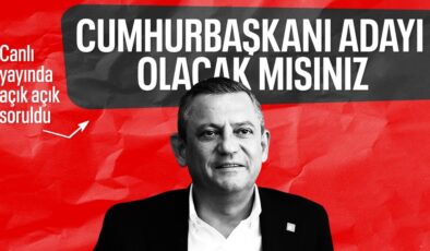 Özgür Özel: Cumhurbaşkanı adayı değilim