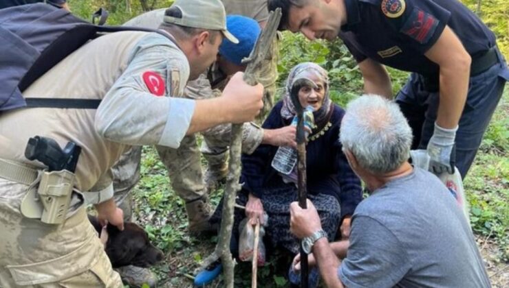 Sinop’ta mantar toplarken kaybolan yaşlı kadın, ormanda bulundu