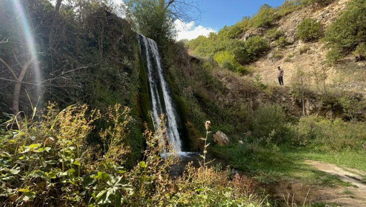 Sivas’taki Çakraz Şelalesi tatilcilerin yeni rotası