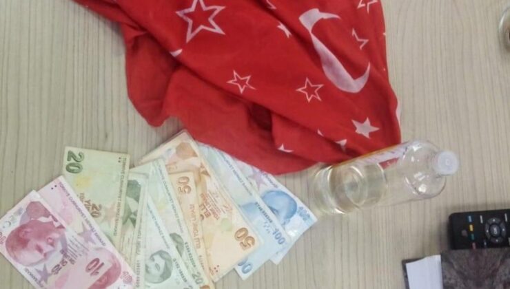 Tekirdağ’da bayraklı duygu sömürüsüyle dilenen şahıs yakalandı