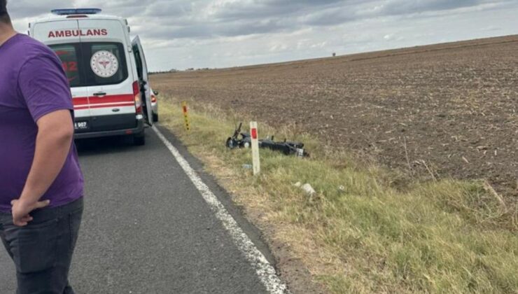 Tekirdağ’da ehliyetsiz sürücü kaza yaptı