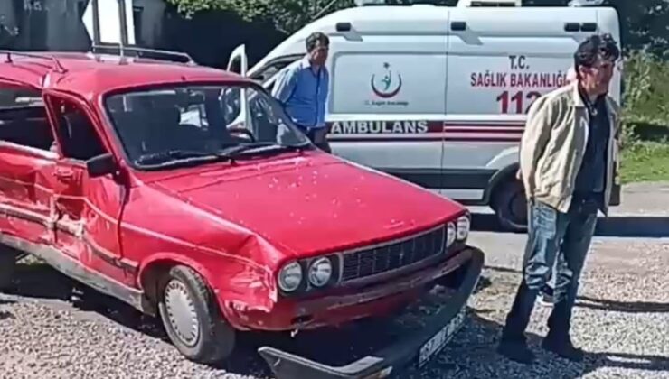 Zonguldak’ta iki otomobilin çarpışması sonucu 5 yaralı