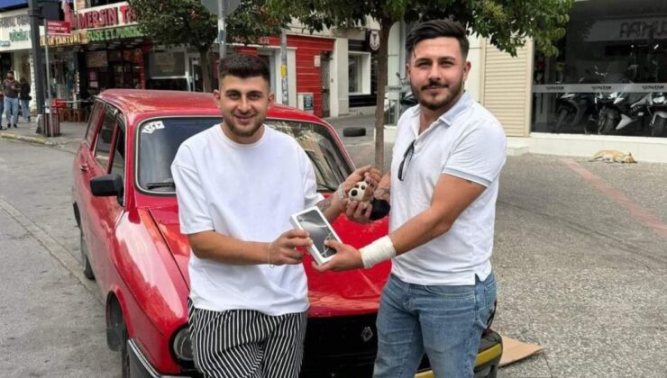 Balıkesir’de Iphone 16 Pro Max ile 1986 model Toros takas edildi