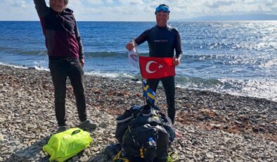 Çadırıyla Türkiye’den İspanya’ya yüzüyor: 10 bin kilometreyi 10 yılda yüzecek