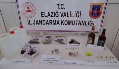 Elazığ’da 3,5 milyon lira değerinde kaçak içki ele geçirildi