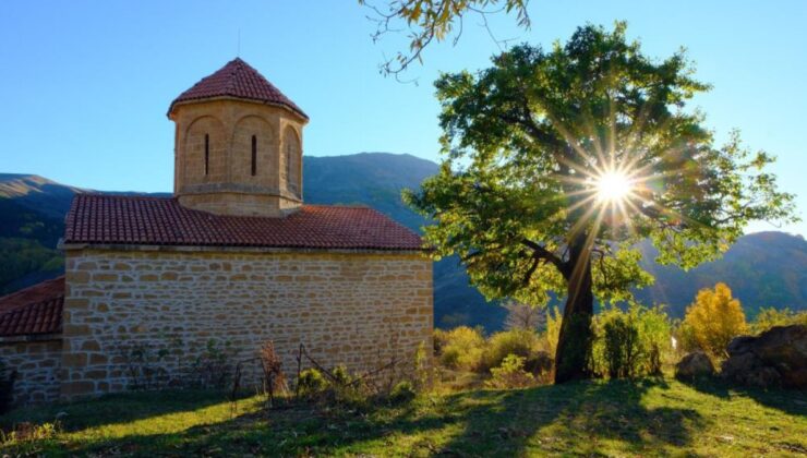 Gümüşhane İmera Manastırı’nda sonbahar güzelliği