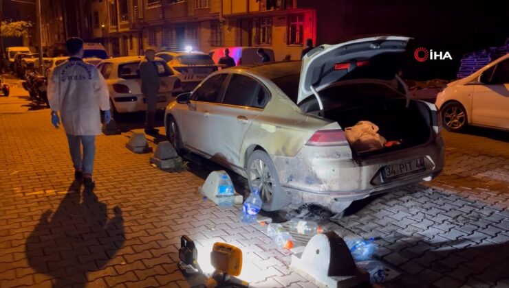 İstanbul’da park halindeki aracı kundaklamaya çalıştılar