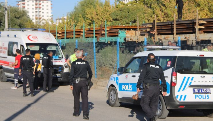 Kayseri’de yük treni yayaya çarptı: 1 ölü