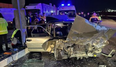 Manisa’da feci trafik kazası: 6 yaralı