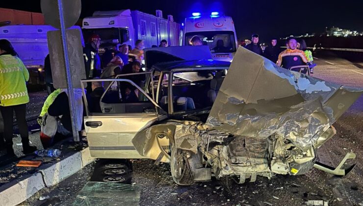 Manisa’da feci trafik kazası: 6 yaralı