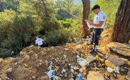 Muğla’da yol kenarına çöp atan iki otobüs firmasına ceza