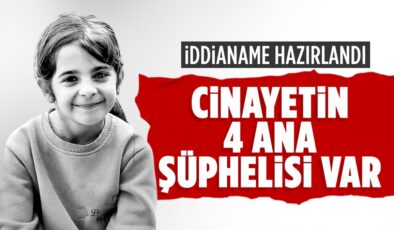 Narin Güran cinayetinde 4 şüpheli hakkında ağırlaştırılmış müebbet istemi