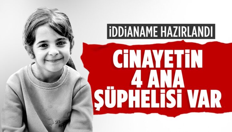 Narin Güran cinayetinde 4 şüpheli hakkında ağırlaştırılmış müebbet istemi