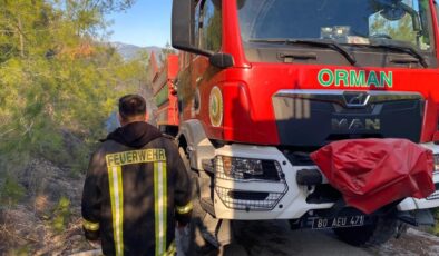 Osmaniye’de orman yangını 2 saatin sonunda söndürüldü