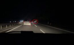 Sakarya’da trafik magandası kameraya yansıdı