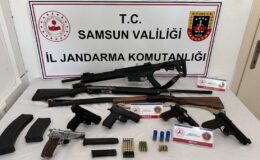 Samsun’da jandarmadan kaçak silah operasyonu: 7 gözaltı