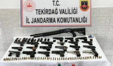 Tekirdağ’da kaçak silah ve alkol operasyonu