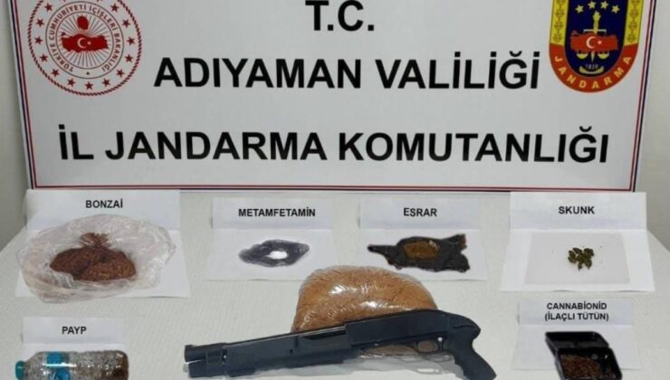 Adıyaman’da 30 şahsa uyuşturucudan işlem