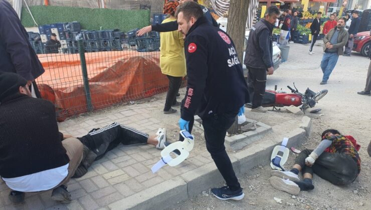 Adıyaman’da otomobil ile motosiklet çarpıştı: 2 yaralı