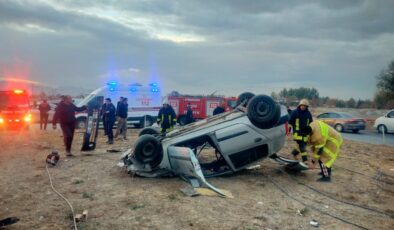 Afyonkarahisar’da cezaevindeki kocasını ziyaret eden kadın dönüş yolunda kazada öldü